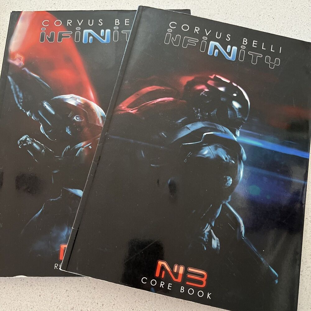 Corvus Belli Infinity N3 Core Book and Rule Book